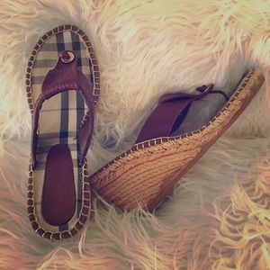 Authentic Burberry Wedges